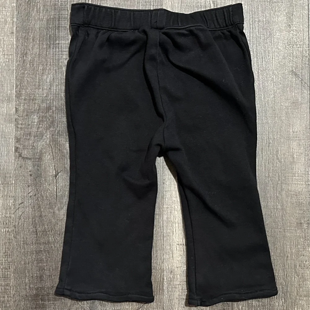 💞 Baby & Toddler Girls Size 6 -9 Months Black Knit Leggings